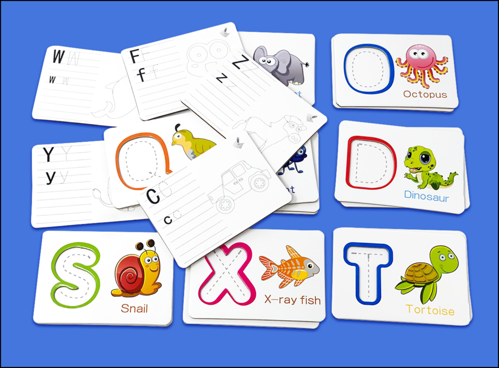 Best Alphabet Flashcards for toddlers, which turns playing into