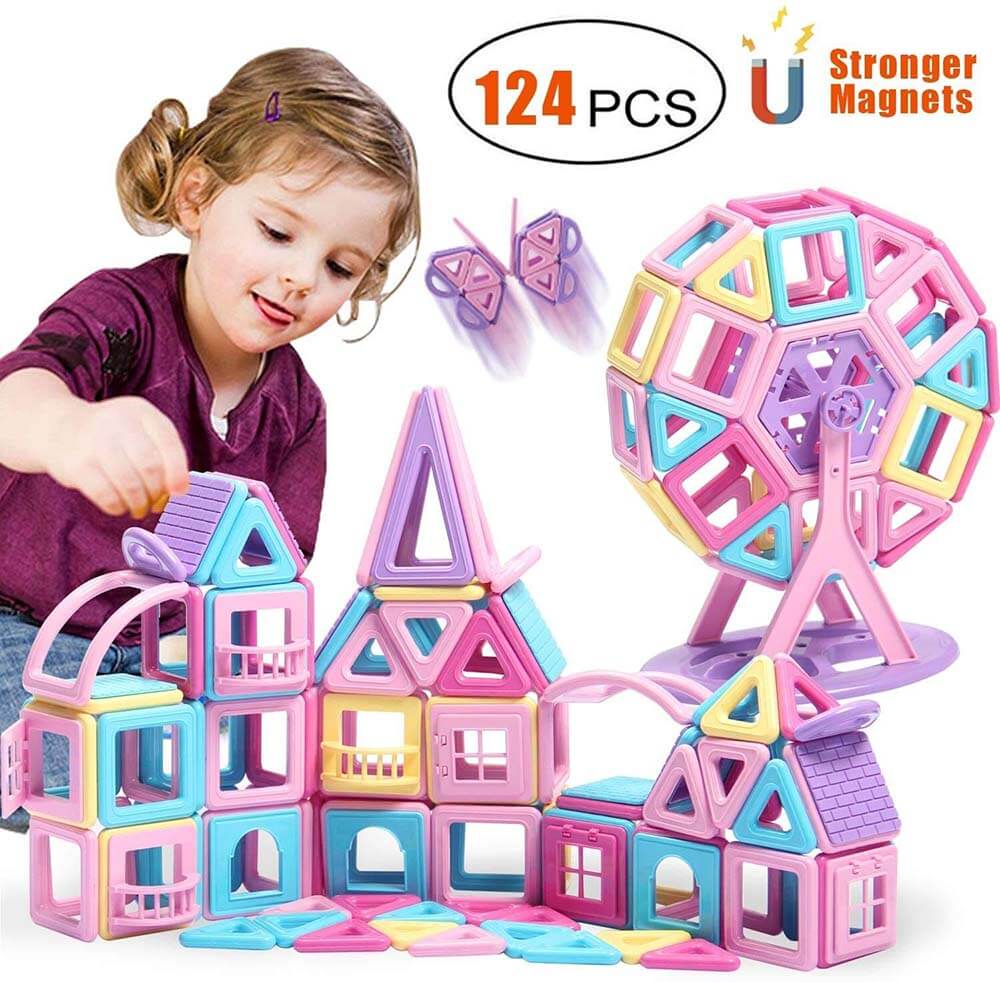 ACTRINIC 124 PCS Magnetic Toys