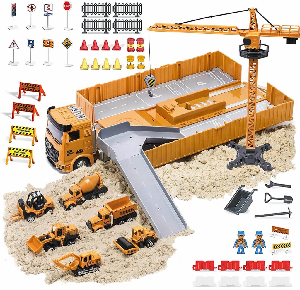 OR OR TU Construction Site Vehicles Toy Set